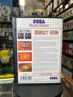 Buggy Run with Case 0850 (SEGA Master System SMS, Video Games)