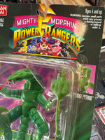 Darting Tongue Python Evil Space Alien (Vintage MMPR Power Rangers, Bandai) SEALED - Bitz & Buttons