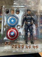 Captain America The Winter Soldier Stealth Suit No.202 (Medicom Mafex, The Infinity Saga) OPEN\COMPLETE - Bitz & Buttons