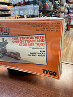 Electric Trucking Fire Station (Vintage Slot Car, TYCO) SEALED