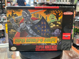 Super Ghouls N' Ghost with Box & Manual (SNES Super Nintendo, Vintage Video Games) LOOSE - Bitz & Buttons