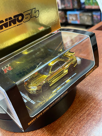 Nissan Skyline GT-R NISMO GOLD (Inno64, Diecast ) **EXCLUSIVE** - Bitz & Buttons