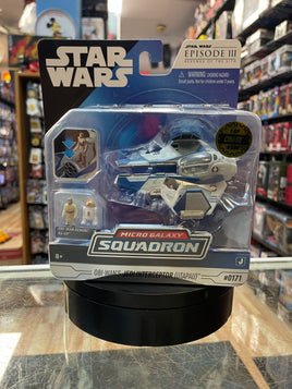 Obi Wans Jedi Interceptor -Chase 1/5000-  (Star Wars Micro Galaxy Squadron, Jazwares) **SEALED** - Bitz & Buttons