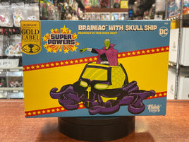Brainiac with Skull Ship (Super Powers, McFarlane) **SEALED** - Bitz & Buttons