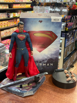 Man of Steel Superman 1/6 MMS200 (DC Comics, Hot Toys) **COMPLETE**