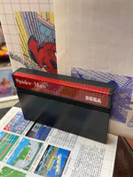 Spider-Man with Pack Sticker (SEGA Master System SMS, Video Games) **COMPLETE** - Bitz & Buttons