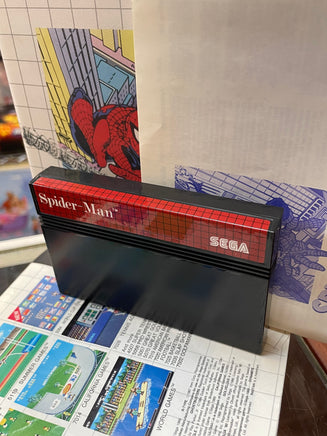 Spider-Man with Pack Sticker (SEGA Master System SMS, Video Games) **COMPLETE** - Bitz & Buttons