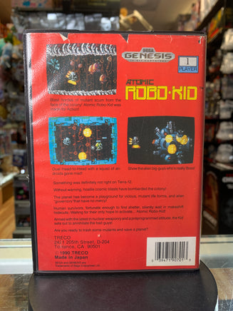 Atomic Robot Kid (Sega Genesis, Vintage Video Games) COMPLETE - Bitz & Buttons