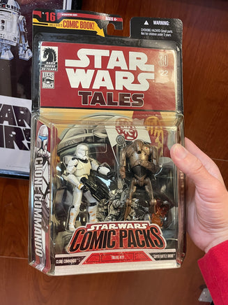 Tales Clone Commando & Super Battle Droid #22 (Star Wars Comic Packs, Dark Horse, Hasbro) SEALED - Bitz & Buttons