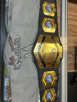 Light Heavyweight Championship Belt with Bag (Vintage WWF, Figures Toy Company)
