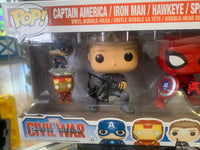 Hawkeye & Spiderman with Mini (Funko Pop, Marvel) EXCLUSIVE - Bitz & Buttons