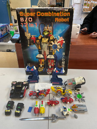 Super Combination Robot B/O 17 in 1 (Vintage Voltron KO, Hsiang Shan Toys) - Bitz & Buttons