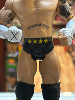 CM Punk Black & Yellow Trunks (WWE Ruthless Aggression, Jakks Pacific