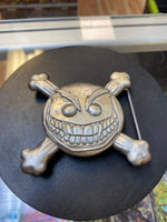 Smiley Psychotic Chaos Belt Buckle ( Vintage Lady Death) LOOSE - Bitz & Buttons