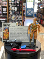 Red Star with File Card (Vintage GI Joe, Hasbro) **COMPLETE** - Bitz & Buttons