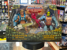 Laser Light Skeletor & Heman (MOTU Classics, Masters Of The Universe, Mattel) **SEALED**