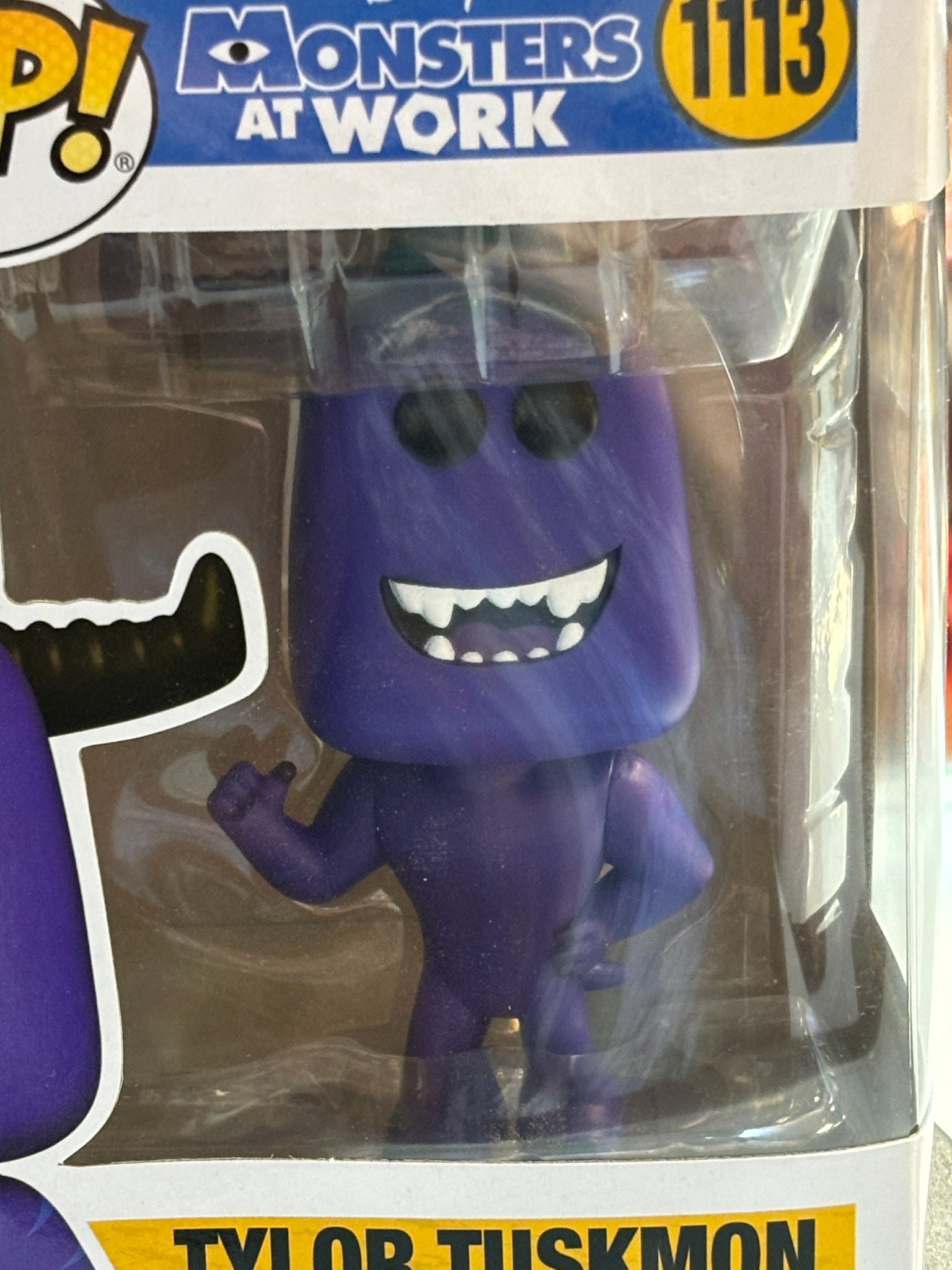 monsters at work tylor tuskmon Tylor Tuskmon #1113 (Disney Monsters At Work, Funko)| Bitz & Buttons