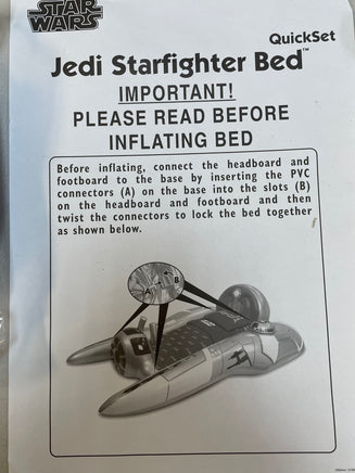 Jedi Starfighter Bed (Vintage Star Wars, Quick Set) OPEN BOX - Bitz & Buttons
