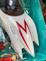 Mach 5 Playset with Spindle Chim Chim (Vintage Speed Racer, Resaurus) NEW - Bitz & Buttons