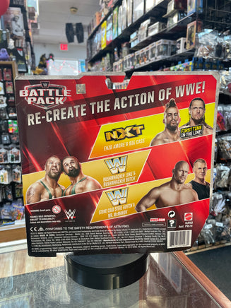 Enzo & Big Cass Battle Pack (WWE Basics, Mattel) **SEALED** - Bitz & Buttons