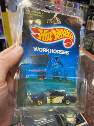 Sheriff Patrol Workhorses 9526 (Vintage Hot Wheels, Mattel) SEALED - Bitz & Buttons