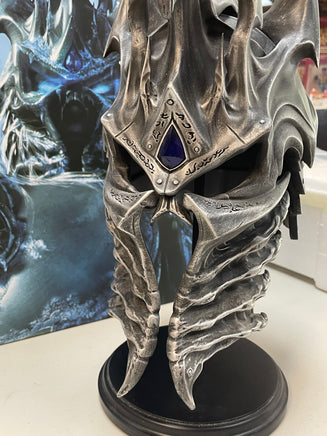 Helm of Domination Lich King Statue (Blizzard, World Of Warcraft) OPEN BOX - Bitz & Buttons