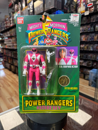 Auto Morphin Pink Ranger Kimberly (Vintage MMPR Power Rangers, Bandai) SEALED - Bitz & Buttons