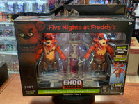 Endo Series Classic Foxy & Withered Foxy (Five Nights at Freddys,Jazwares) **SEALED** - Bitz & Buttons
