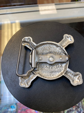 Smiley Psychotic Chaos Belt Buckle ( Vintage Lady Death) LOOSE - Bitz & Buttons