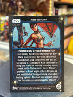Princess Of Destruction 27/632 (Topps Star Wars, New Visions)