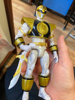 Super Megaforce Armored White Ranger (MMPR Power Rangers, Bandai) COMPLETE - Bitz & Buttons