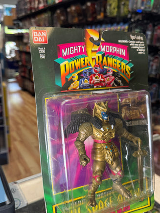 Slashing Goldar Space Alien (Vintage MMPR Power Rangers, Bandai) SEALED - Bitz & Buttons