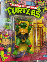 Hard Head Raphael -10 Back-  (Vintage TMNT Ninja Turtles, Playmates) **SEALED** - Bitz & Buttons