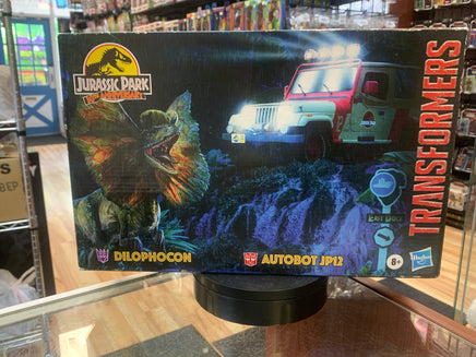 Dilophocon & Autobot JP12 2 Pack (Transformers, Jurassic Park 30th Anniversary, Hasbro) SEALED - Bitz & Buttons