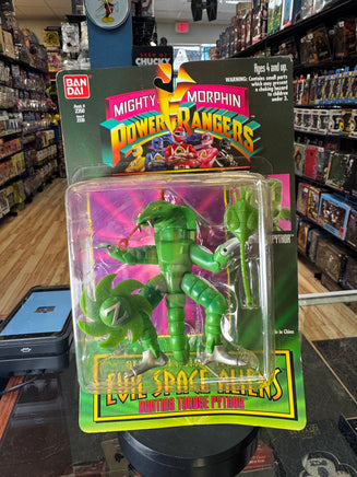 Darting Tongue Python Evil Space Alien (Vintage MMPR Power Rangers, Bandai) SEALED - Bitz & Buttons