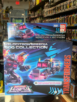 Speedia Universe Scourge -Leader Class- (Transformers Legacy, Hasbro) **SEALED**