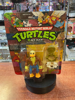 Ace Duck No Hat -14 Back-  (Vintage TMNT Ninja Turtles, Playmates) **SEALED** - Bitz & Buttons
