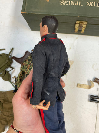 Action Marine with Foot Locker (Vintage 12” GI Joe, Hasbro) **Original** - Bitz & Buttons