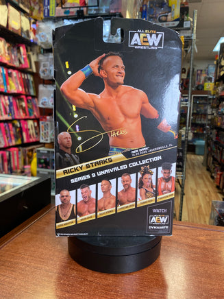 Ricky Starks #75 (AEW Unrivaled Collection, Jazwares) SEALED - Bitz & Buttons