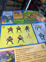 Donatello -10 Back Soft Head- 1764  (Vintage TMNT, Playmates) **SEALED**