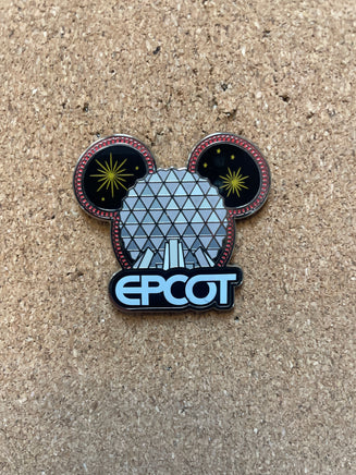 Epcot Mickey (Walt Disney World, Pin Traders) - Bitz & Buttons