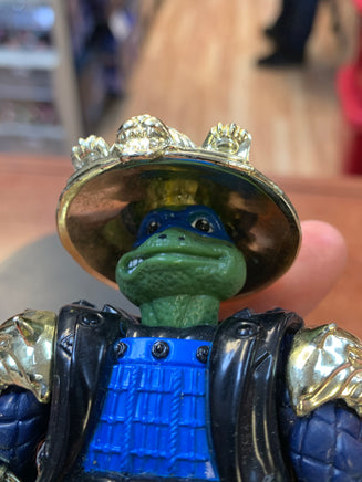 Gold Shogun Leonardo (Vintage TMNT Ninja Turtles, Playmates) **LOOSE** - Bitz & Buttons