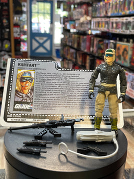 Shoreline Rampart with File Card (Vintage GI Joe, Hasbro) **COMPLETE** - Bitz & Buttons