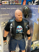 Federation Fighters Stone Cold Steve Austin (Vintage WWF, Jakks Pacific) **SEALED**
