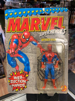 Web Suctions Spider-Man (Vintage Marvel Superheroes, ToyBiz) Sealed