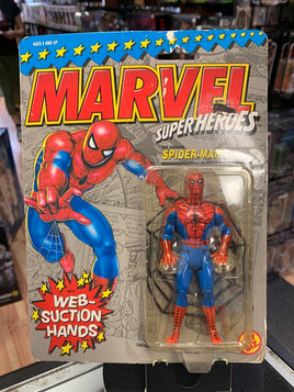 Web Suctions Spider-Man (Vintage Marvel Superheroes, ToyBiz) Sealed