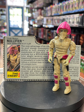 Nullifier with File Card (Vintage GI Joe, Hasbro) **COMPLETE** - Bitz & Buttons