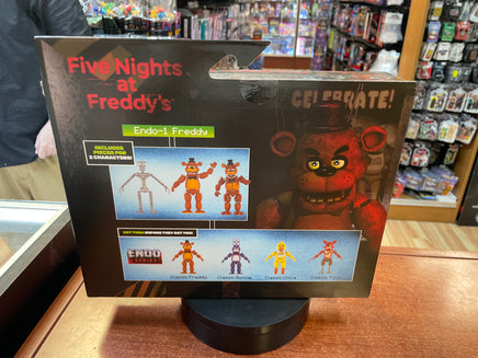 Endo Series Classic Freddy & Withered Freddy (Five Nights at Freddys,Jazwares) **SEALED** - Bitz & Buttons