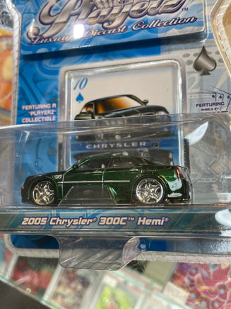 Green 2005 Chrysler 300C Hemi  (Playerz Luxury Diecast Collection, Maisto) SEALED - Bitz & Buttons