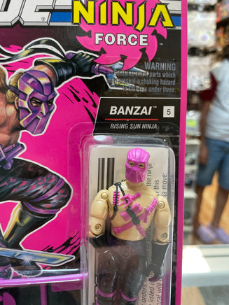 Banzai Ninja Force (Vintage GI Joe, Hasbro) Sealed - Bitz & Buttons